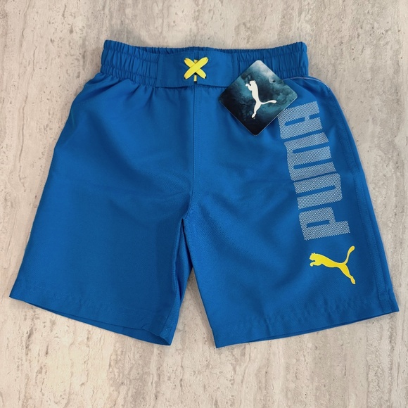PUMA Boys‎ Big Cat Swim Trunks Size 6 - Picture 1 of 11